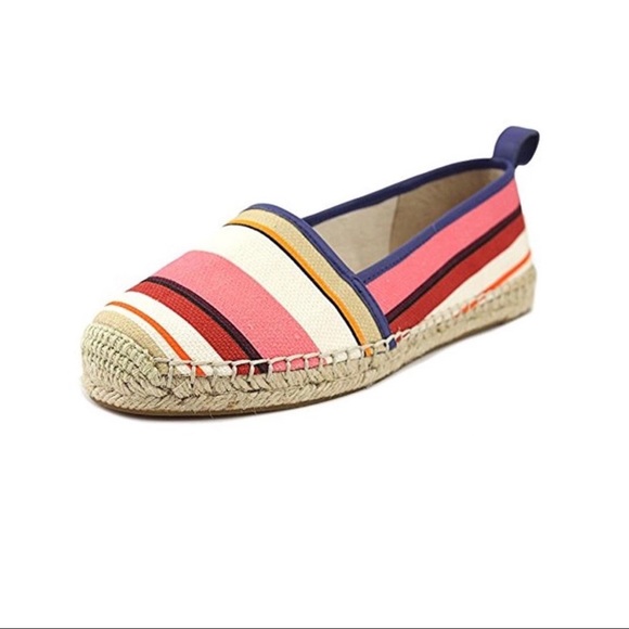 striped canvas shoes